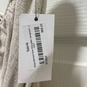 Anya Belted One Shoulder jumpsuit